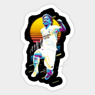 Luca Modric Football Player Sticker